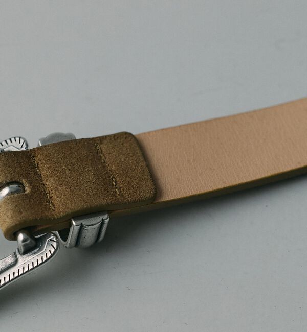 ABAHOUSE「【UNISEX】 KUDU NAKED LEATHER PUNTAIL BELT」|ベルト|