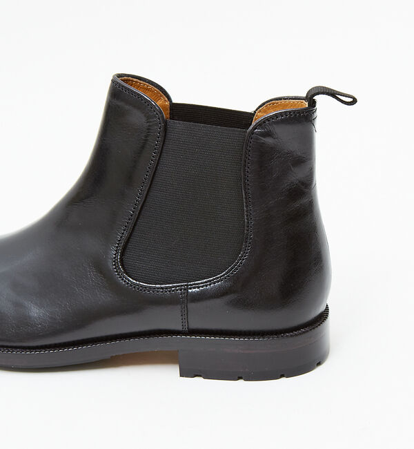 alfredoBANNISTER「【SHOO IN SHOE】カーフレザー チェルシーブーツ / サイドゴアブーツ」|ショートブーツ|