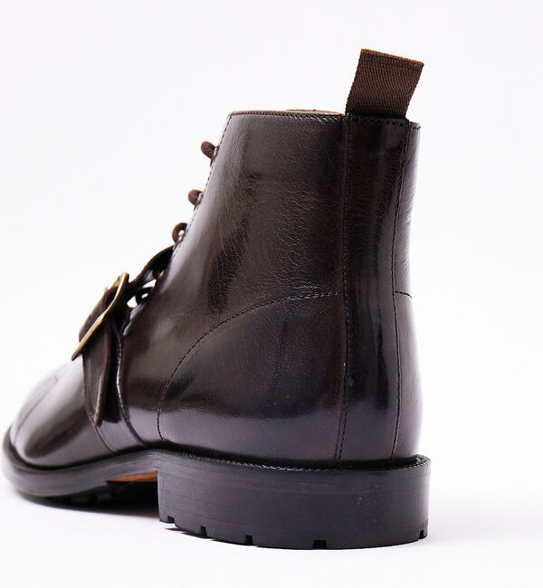 alfredoBANNISTER「【販売店舗限定】ベルトデザイン レースアップブーツ / ワークブーツ」|ショートブーツ|