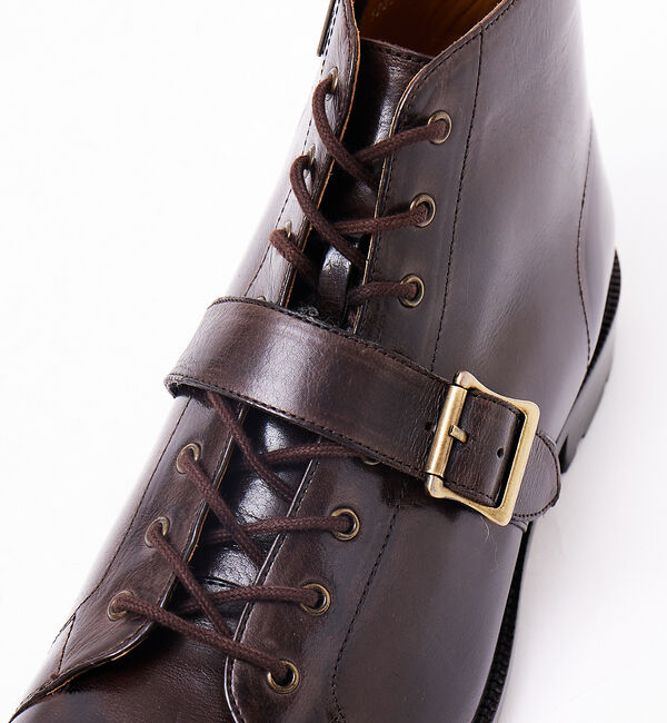 alfredoBANNISTER「【販売店舗限定】ベルトデザイン レースアップブーツ / ワークブーツ」|ショートブーツ|