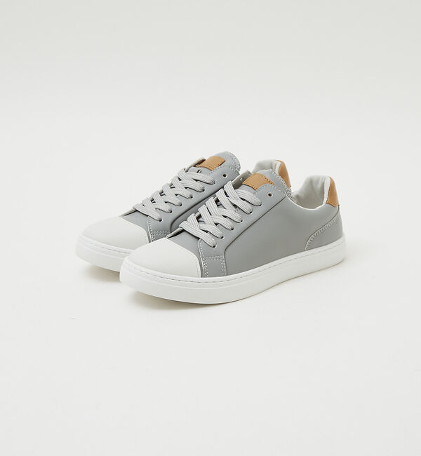 alfredoBANNISTER「【一部店舗＋WEB限定】トゥキャップ 配色切り替え スニーカー」|スニーカー|グレー