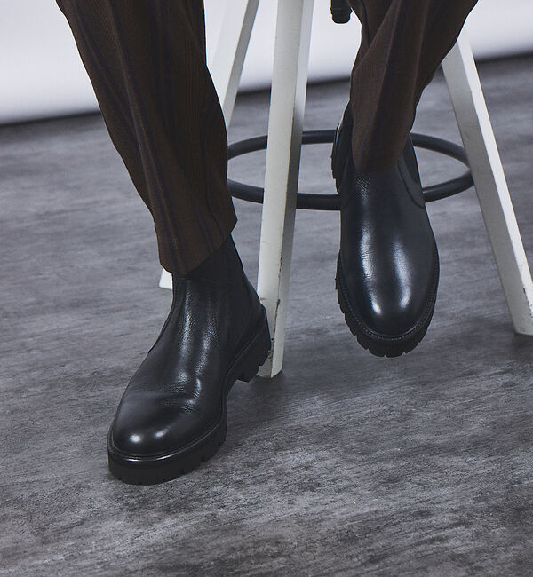 alfredoBANNISTER「【軽量】エクストラライト ソール  チェルシーブーツ」|ショートブーツ|