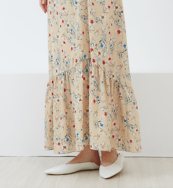 Rouge vif「フレンチフラワープリントスカート」|スカート|