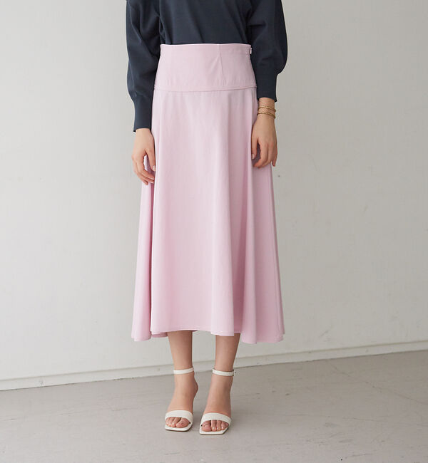 Rouge vif「コットンツィストドライフレアスカート」|スカート|