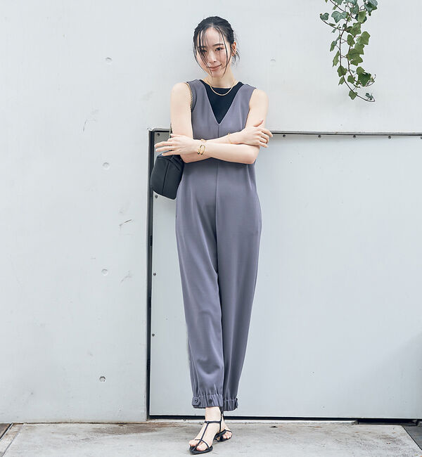 Rouge vif「【一部店舗限定】前後２WAYジョーゼットオールインワン」|オールインワン|