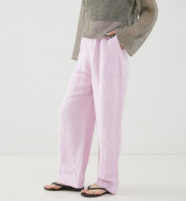 Rouge vif「【追加】レーヨンリネンベイカーイージーパンツ」|その他|