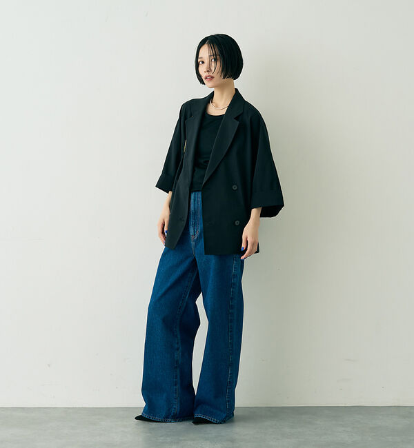 Rouge vif「撥水ドルマンハーフスリーブジャケット」|その他|