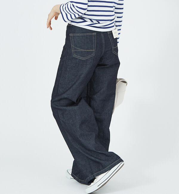 Rouge vif「【SOMETHING/サムシング】LISA ワイド デニムパンツ」|デニム|