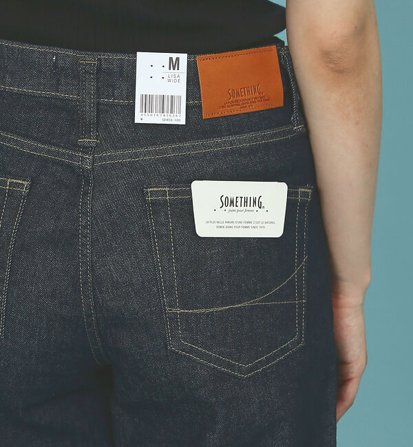 Rouge vif「【SOMETHING/サムシング】LISA ワイド デニムパンツ」|デニム|