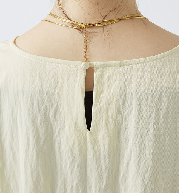 Rouge vif「袖タックブラウス」|シャツ・ブラウス|