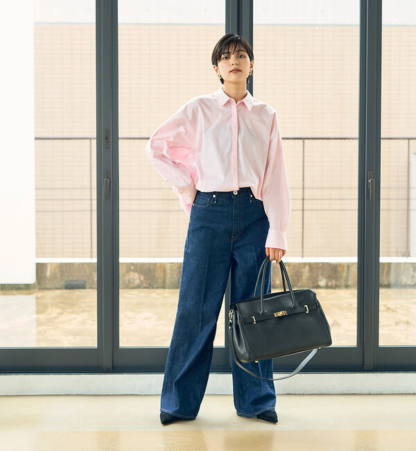 Rouge vif「マチ付きドルマンワイドシャツ」|シャツ・ブラウス|