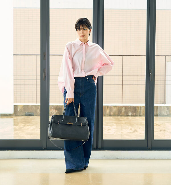 Rouge vif「マチ付きドルマンワイドシャツ」|シャツ・ブラウス|