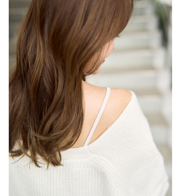 Rouge vif「【一部店舗限定】【2点セット】Vネックニット&times;キャミワンピセット」|ワンピース|