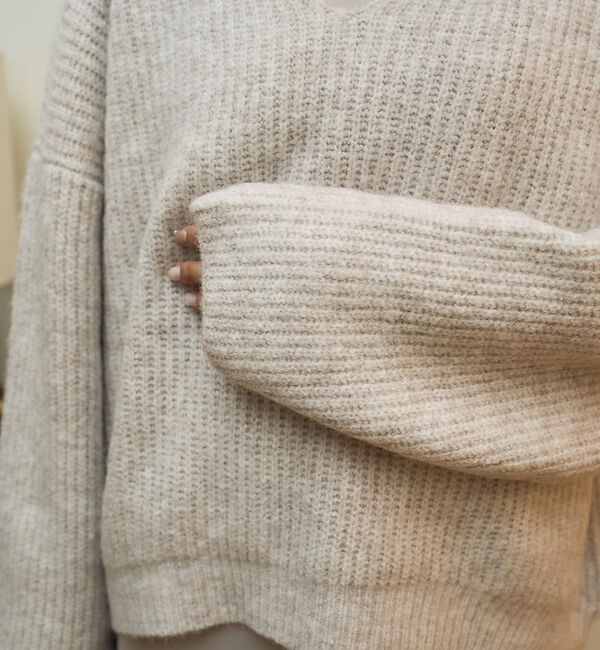 Rouge vif「【一部店舗限定】【2点セット】Vネックニット&times;キャミワンピセット」|ワンピース|