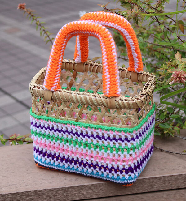 Rouge vif「【THAILAND MADE / タイランド メイド】かごバッグ / パームツリ」|かごバッグ|