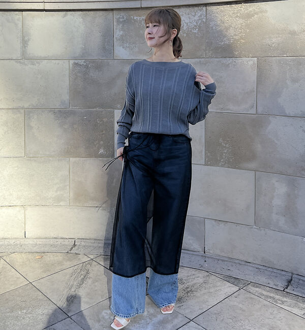 Rouge vif「トリコットロングスカート」|スカート|