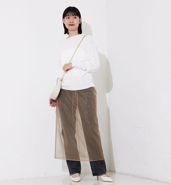 Rouge vif「トリコットロングスカート」|スカート|