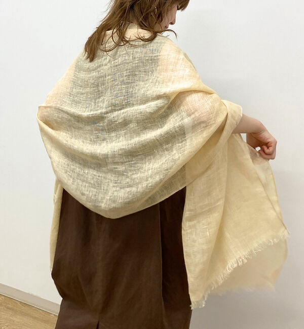 Rouge vif「【The Bagmati/ザ バグマティ】リネンストール」|マフラー|