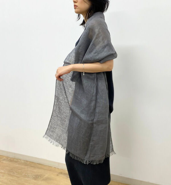 Rouge vif「【The Bagmati/ザ バグマティ】リネンストール」|マフラー|