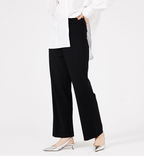 qualite「センタープレスニットパンツ」|その他|