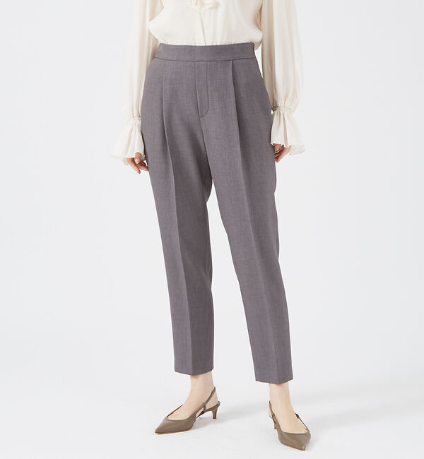 qualite「【ベストセラー】ダブルクロスセンタープレスパンツ」|その他|