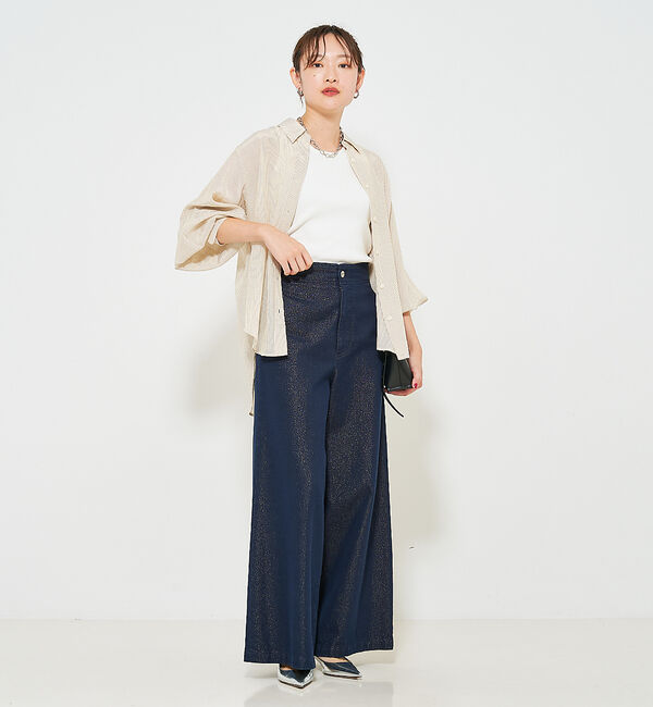 qualite「カシュクールレギュラーシャツ」|シャツ・ブラウス|