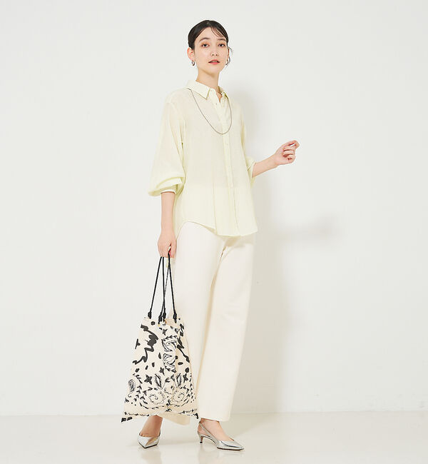 qualite「カシュクールレギュラーシャツ」|シャツ・ブラウス|