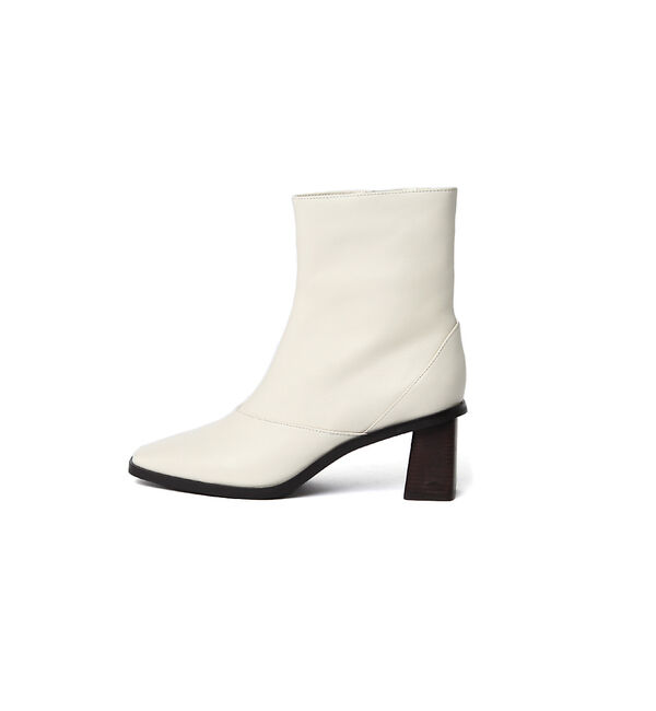 AU BANNISTER「【スノーソール】スクエアトゥブーツ」|ショートブーツ|