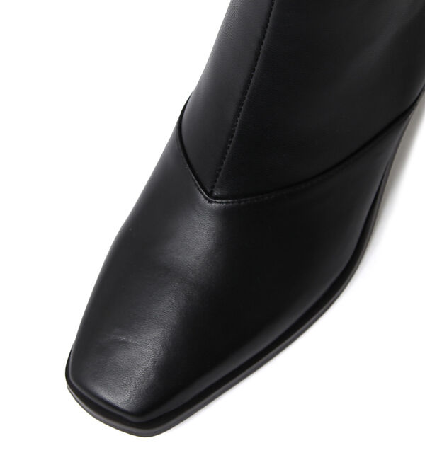 AU BANNISTER「【スノーソール】スクエアトゥブーツ」|ショートブーツ|