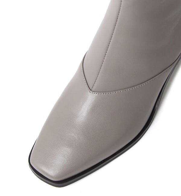 AU BANNISTER「【スノーソール】スクエアトゥブーツ」|ショートブーツ|