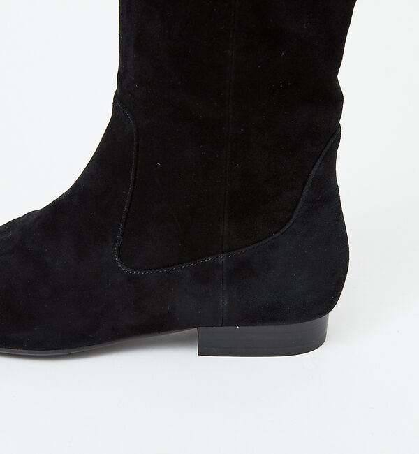 AU BANNISTER「【スノーソール】フラットヒールニーハイブーツ」|ショートブーツ|