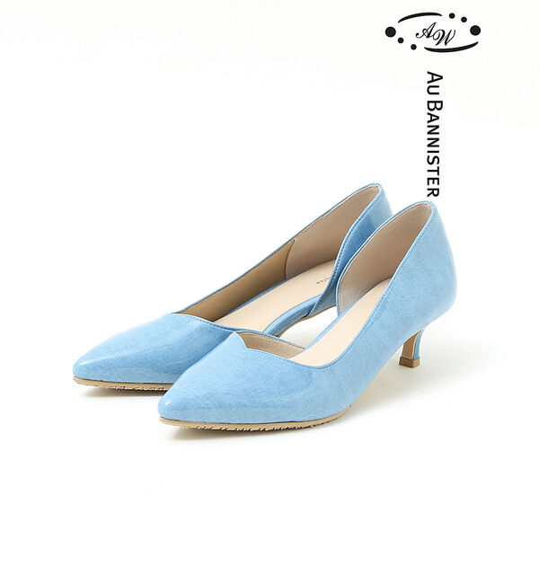 AU BANNISTER「【晴雨兼用】セパレートパンプス」|パンプス|ブルー