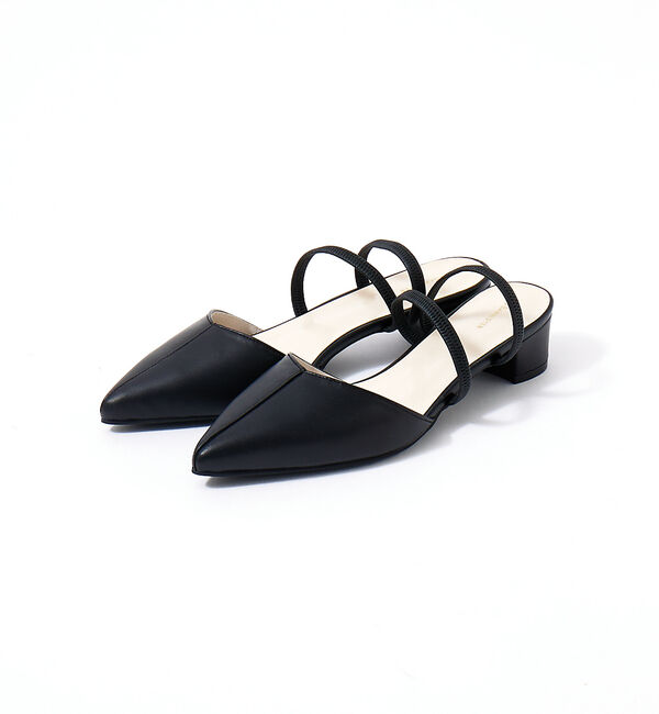 AU BANNISTER「【2WAYデザイン】マルチストラップパンプス」|サンダル|ブラック