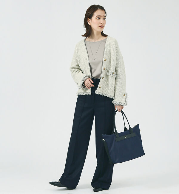 AU BANNISTER「パイピングデザインフラットパンプス」|パンプス|