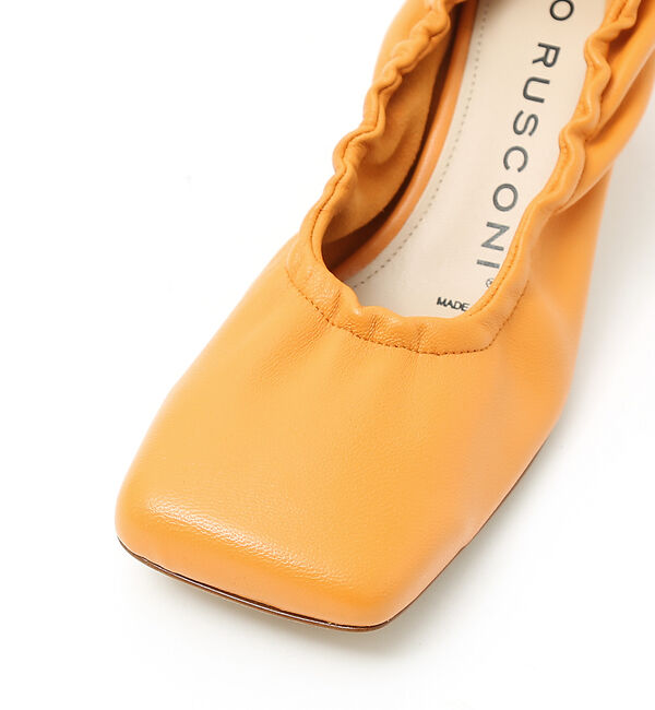 AU BANNISTER「●【別注】FABIO RUSCONI スクエアトゥギャザーパンプス」|パンプス|