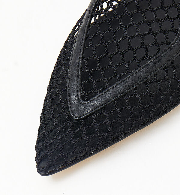 AU BANNISTER「メッシュポインテッドフラットパンプス」|パンプス|