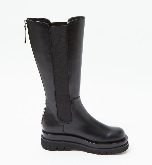 AU BANNISTER「【LAROUTE】トラックソールロングブーツ」|ショートブーツ|