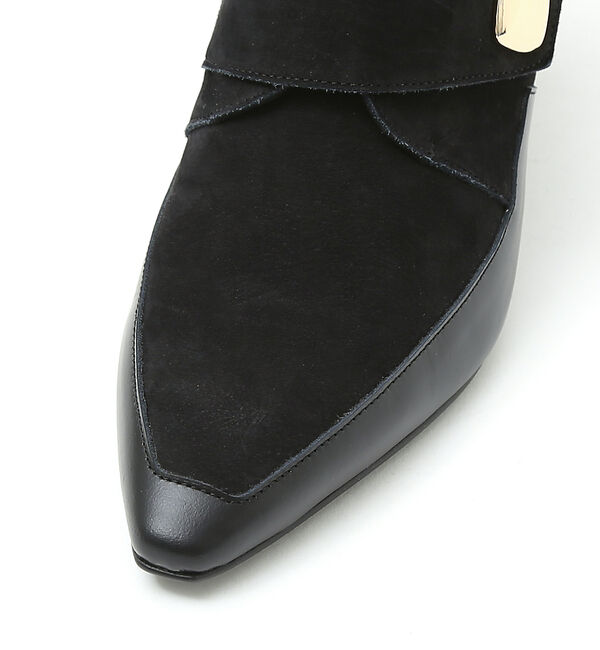 AU BANNISTER「モチーフ付きポインテッドブーティー」|ショートブーツ|