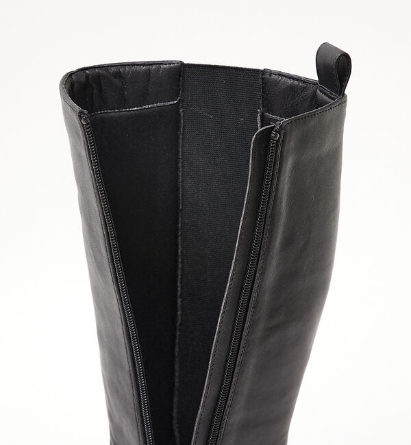 AU BANNISTER「【LAROUTE】サイドゴア ロング ブーツ」|ショートブーツ|