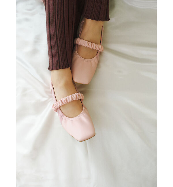 AU BANNISTER「【LAROUTE&times;菅沼ゆり】ギャザーパンプス」|パンプス|