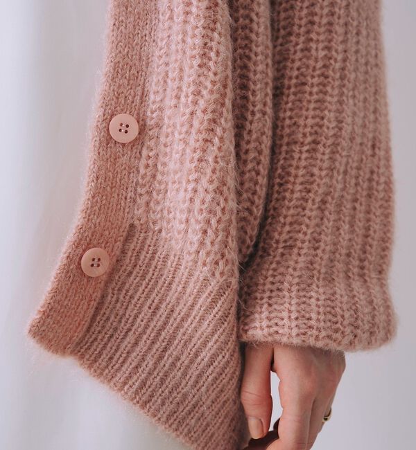 SELFIST「【一花さんコラボ】ニットカーデ＆サテンワンピースSET」|ワンピース|