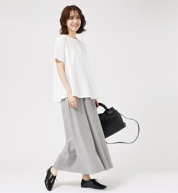 abahouse mavie「ジャガードコンビプルオーバー」|Tシャツ・カットソー|