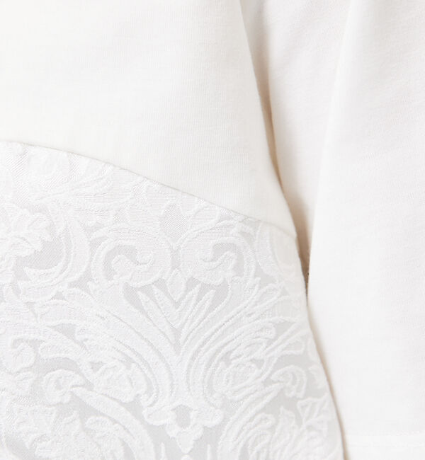 abahouse mavie「ジャガードコンビプルオーバー」|Tシャツ・カットソー|