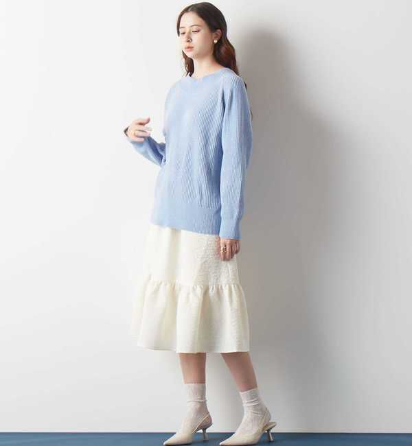 TIARA「モール片畦ニット」|ニット・セーター|