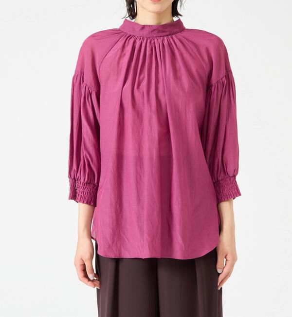 TIARA「2wayリボン7分袖ブラウス」|シャツ・ブラウス|