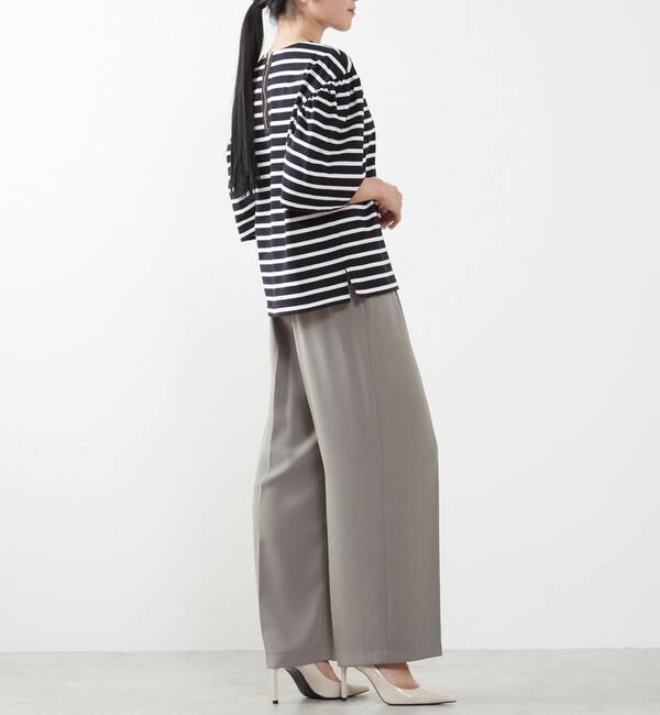 TIARA「パフギャザースリーブカットソー」|Tシャツ・カットソー|