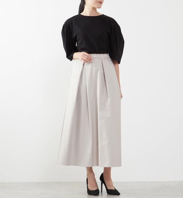 TIARA「パフギャザースリーブカットソー」|Tシャツ・カットソー|