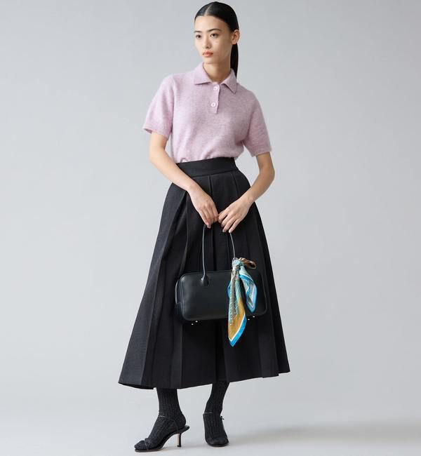 TIARA「アルパカMIX衿ニット」|ニット・セーター|