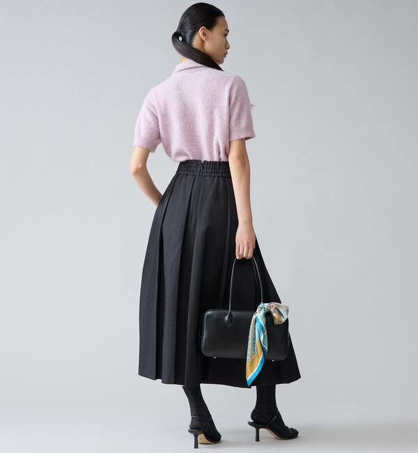 TIARA「アルパカMIX衿ニット」|ニット・セーター|