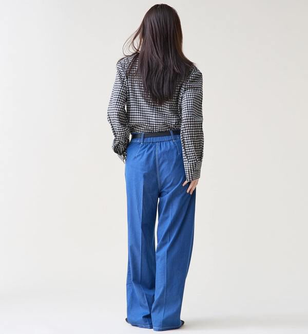 TIARA「ギンガムチェックブラウスジャケット」|テーラードジャケット|